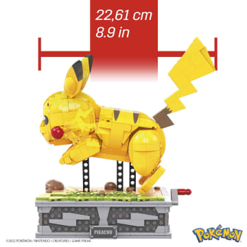 MEGA Pokémon Motion Pikachu Building Brick Set With Mechanized Motion (1095 Pieces)