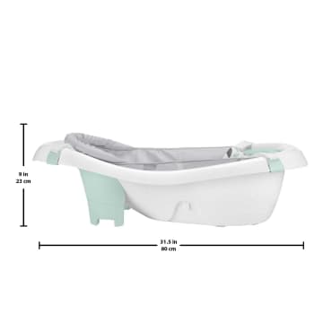 Fisher-Price 4-In-1 Sling 'n Seat Baby Bath Tub, Climbing Leaves
