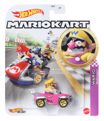 Hot Wheels Mario Kart Veículo de Brinquedo Wario Badwagon - Imagen 4 de 4