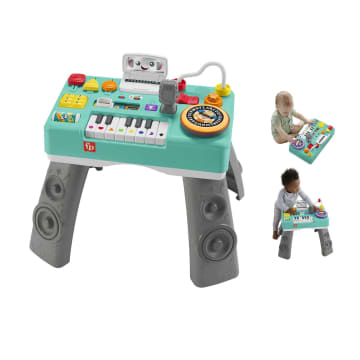 Fisher-Price Laugh & Learn Mix & Learn DJ Table Baby & Toddler Interactive Learning Toy - Image 1 of 6