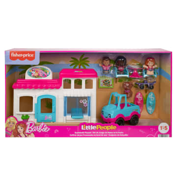 Fisher-Price Little People Barbie Boardwalk Playset With Figures & Accessories For Toddlers