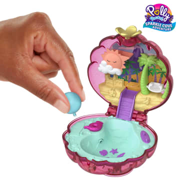 Polly Pocket Sparkle Cove Adventure Beach Compact Playset With Micro Doll, Accessories & Surprise - Imagen 6 de 6