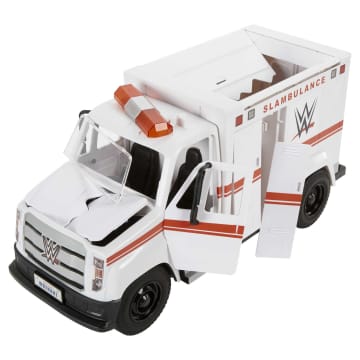 WWE Action Figure Vehicle Wrekkin Slambulance Ambulance