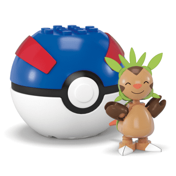 MEGA Pokémon Chespin Building Toy Kit, Poseable Action Figure (23 Pieces) For Kids - Image 5 of 6