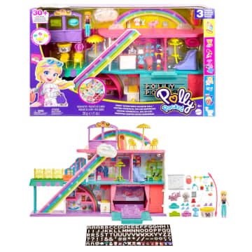 Polly Pocket Sweet Adventures Rainbow Mall Playset