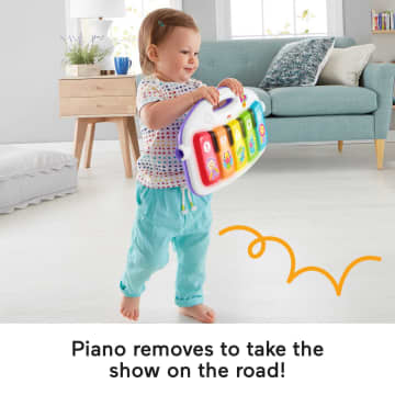 Fisher-Price Deluxe Kick & Play Piano Gym - Pink - English Version