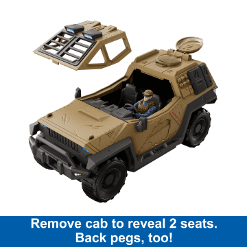 Jurassic World Mission Mayhem Truck & Dinosaur Action Figure Toy Set With Flipping Feature - Image 5 of 6