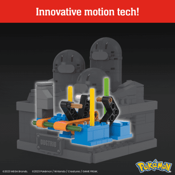 MEGA Pokémon Mini Motion Dugtrio Building Toy Kit (350 Pieces) For Collectors - Image 4 of 6