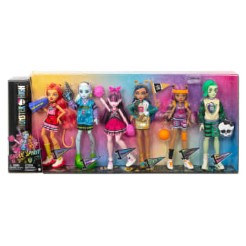Monster High Doll 6-Pack, Ghoul Spirit Sporty Collection