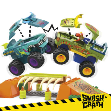 MEGA-Hot Wheels Monster Trucks-Tremplin Osseux Chocs et Fracas-Coffret - Imagen 2 de 4