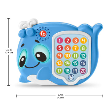 Fisher-Price Linkimals 1-20 Count & Quiz Whale Interactive Learning Toy For Toddlers
