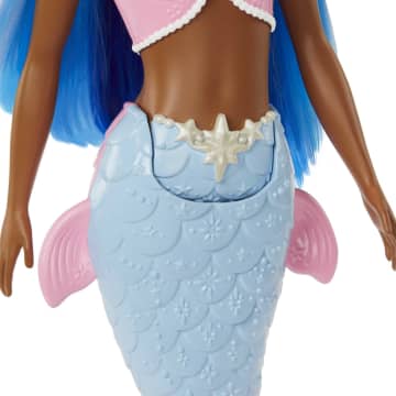 Barbie Fantasía Muñeca Sirena Aleta Azul - Imagen 3 de 4