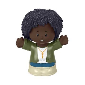 Fisher-Price Little People Figura de Brinquedo Mãe Cabelo Cacheado - Imagem 1 de 5