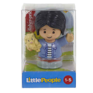 Fisher-Price Little People Figura de Brinquedo Mãe com Cachorro - Imagen 5 de 5