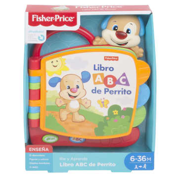 Fisher-Price Ríe y Aprende Juguete para Bebés Libro ABC de Perrito - Imagem 1 de 1