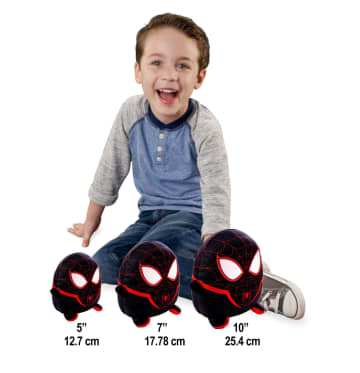 Marvel Cuutopia 5-In Miles Morales Plush Character Figure, Soft Rounded Pillow Doll - Imagem 2 de 6