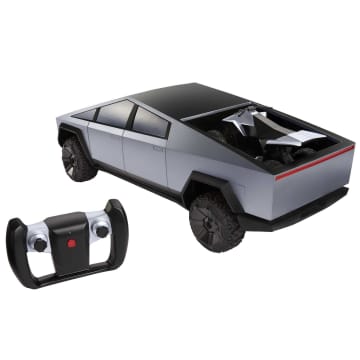 Hot Wheels®-Tesla Cybertruck télécommandé, 1/10, avec Cyberquad