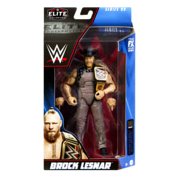 WWE Elite Collection Brock Lesnar Action Figure With Accessories, 6-inch Posable Collectible - Imagen 6 de 6