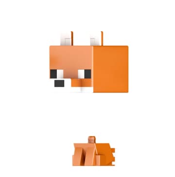 Minecraft Vanilla Figura de Acción Cabeza Mob Mini zorro rojo