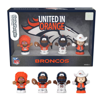 Little People Collector Denver Broncos Special Edition Set For Adults & NFL Fans, 4 Figures - Image 1 of 6