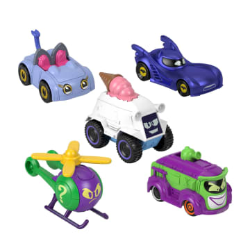 Fisher-Price DC Batwheels 1:55 Scale Vehicle Multipack, 5-Piece Diecast Toy Cars, Preschool Toys - Imagen 1 de 6