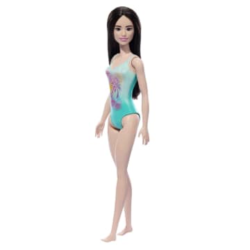 Barbie Fashion & Beauty Muñeca Playa con Traje de Baño Azul - Image 3 of 5