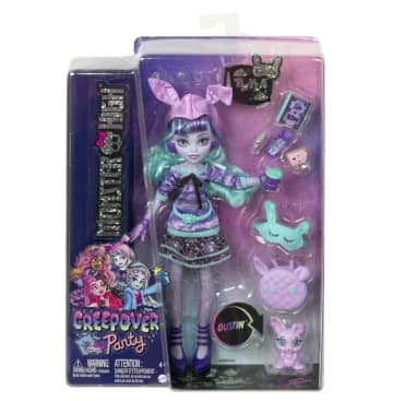Monster High Doll And Sleepover Accessories, Twyla, Creepover Party
