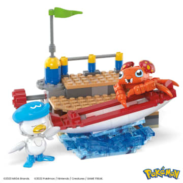 MEGA Pokémon Quaxly And Paras Building Toy Kit With 2 Action Figures (188 Pieces) For Kids - Imagen 5 de 6