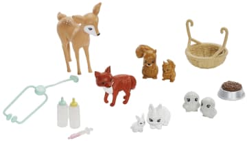 Barbie Pet Rescue Center 8 Animals & Accessories Doll Playsets