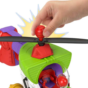 Imaginext DC Super Friends Vehículo de Juguete The Joker™ Robo Copter - Imagen 3 de 6