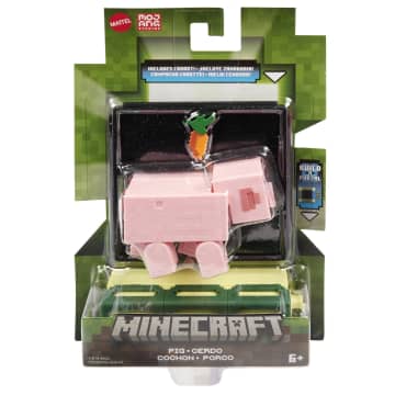 Minecraft Vanilla Figura de Brinquedo Porco 3.25"