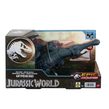 Jurassic World Wild Roar Gryposuchus Dinosaur Action Figure Toy With Attack & Sound - Imagem 6 de 6
