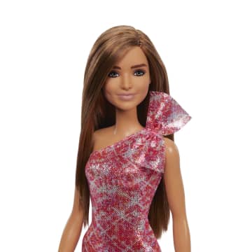 Barbie Fashion & Beauty Boneca Glitz Vestido Rosa