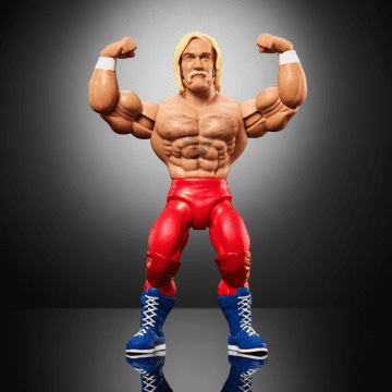 WWE Superstars Hulk Hogan Action Figure & Accessories Set, 6-inch Retro Collectible With Articulation