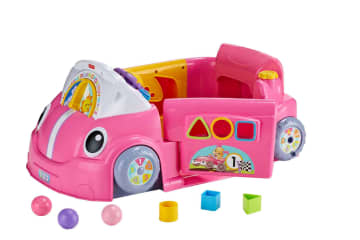 Fisher-Price Laugh & Learn Crawl Around Car, Electronic Learning Toy Activity Center For Baby, Pink