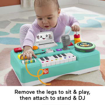 Fisher-Price Laugh & Learn Mix & Learn DJ Table Baby & Toddler Interactive Learning Toy - Imagen 5 de 6