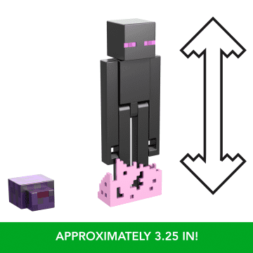 Minecraft Action Figures & Accessories Collection, 3.25-in Scale & Pixelated Design (Characters May Vary) - Imagen 2 de 6