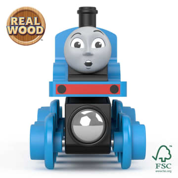 Fisher-Price Thomas & Friends Wooden Railway Edward Engine And Coal-Car