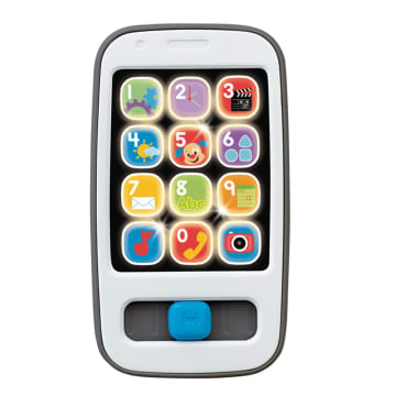 Fisher-Price Laugh & Learn Smart Phone Baby & Toddler Musical Learning Toy, Gray