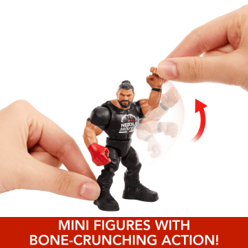 WWE Action Figure Knuckle Crunchers Roman Reigns With Battle Accessory