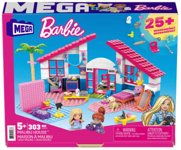 MEGA Barbie Juguete de Construcción Casa Malibú
