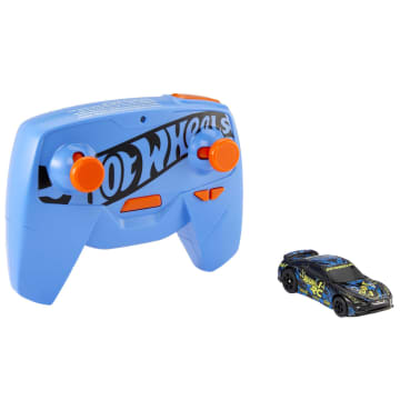 Hot Wheels RC Battery-Powered Nissan GTR in 1:64 Scale & USB Rechargeable Remote Control