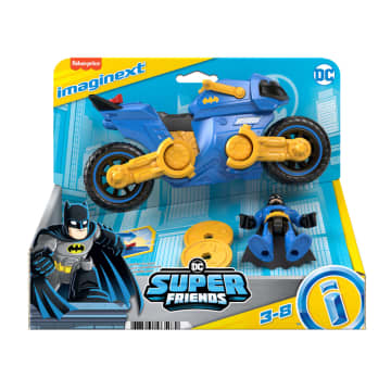 Imaginext DC Super Friends Figurine Batman, Batmoto Transformable - Image 6 of 6