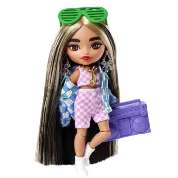 Barbie Extra Minis Doll #2 (5.5 in) in Fashion & Accessories, With Doll Stand