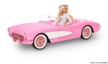 Barbie The Movie Collectible Car, Pink Corvette Convertible