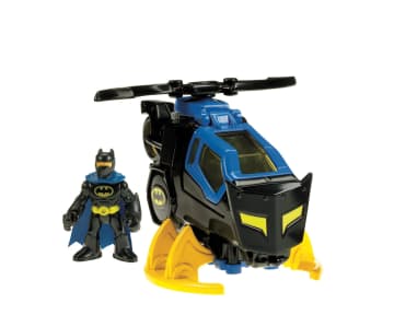 Imaginext DC Super Friends Batman Toy Helicopter With Batman Figure, Preschool Toys