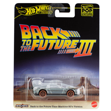 Hot Wheels Collector Veículo de Brinquedo BTTF Máquina do Tempo Versão 50´s - Image 4 of 4