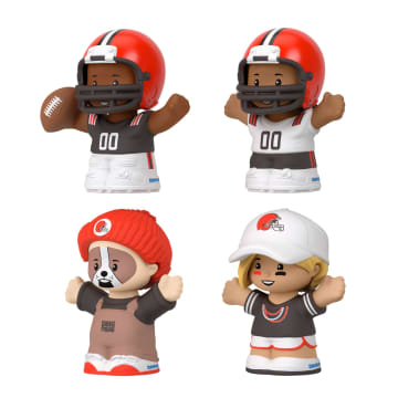 Little People Collector Cleveland Browns Special Edition Set For Adults & NFL Fans, 4 Figures - Image 3 of 6