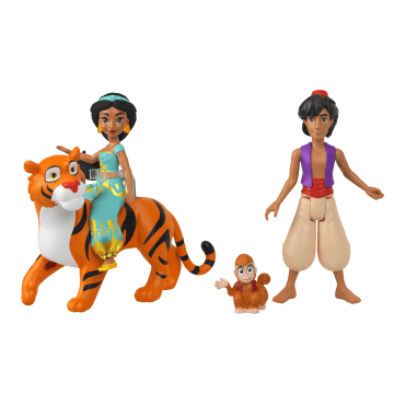 Disney Princess Jasmine Story Set With 6 Characters, Dolls & Figures, inspired By Disney Aladdin Movie
