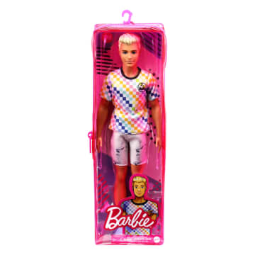 Barbie Ken Doll, Blonde Fairytale Groom with Satiny Blue Suit and